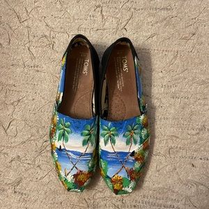 Toms hand painted shoes